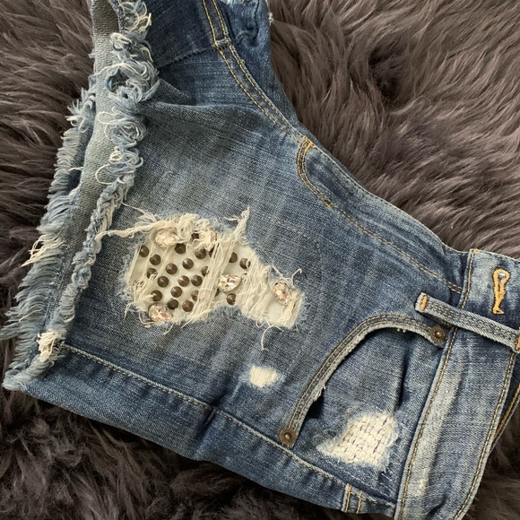 GUESS DENIM SHORTS - Picture 3 of 5